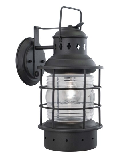 Hyannis 8 inch Outdoor Wall Light Textured Black